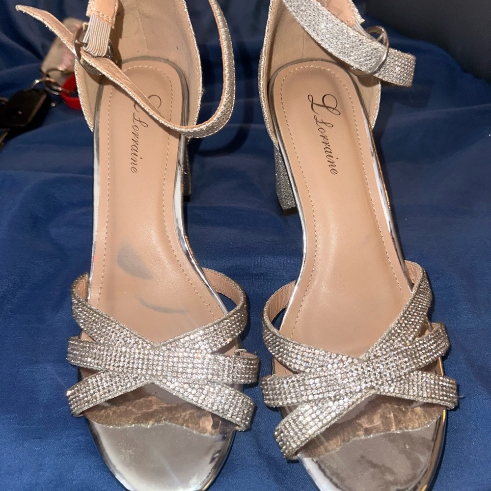 Silver Women's Heels